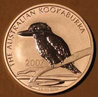 Kookaburra M&uuml;nze