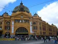 Flinders Station in Melbourne